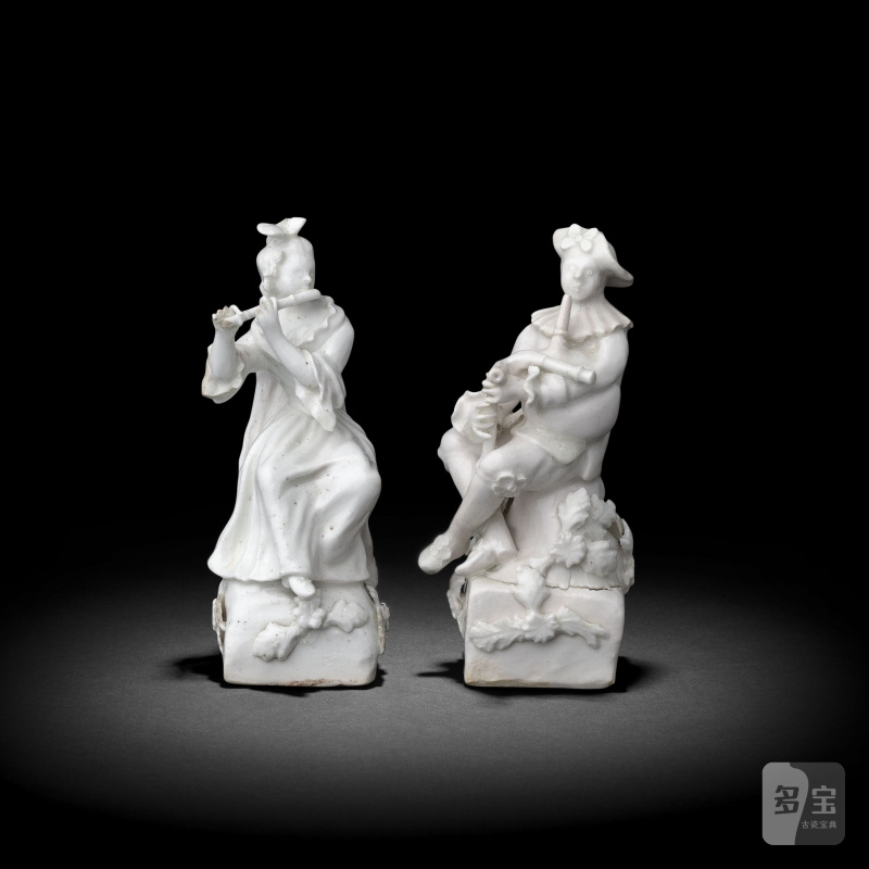 An early Derby white figure of Harlequin, circa 1750-52 - 图2